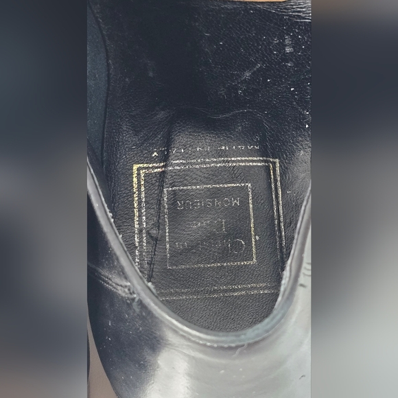 Men's CHRISTIAN DIOR Black Dress SHOES 11 - Picture 9 of 16
